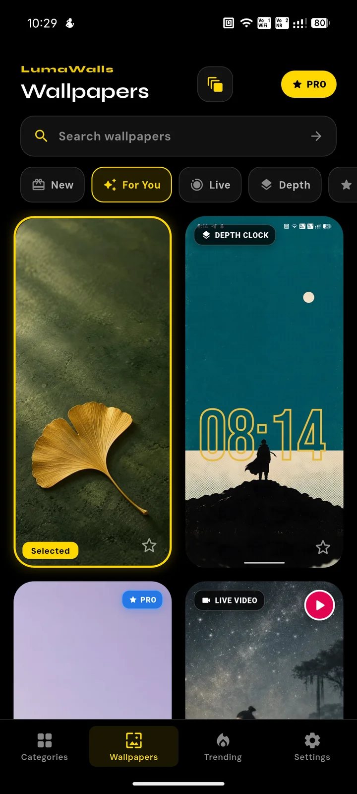 Luma Walls wallpapers feed
